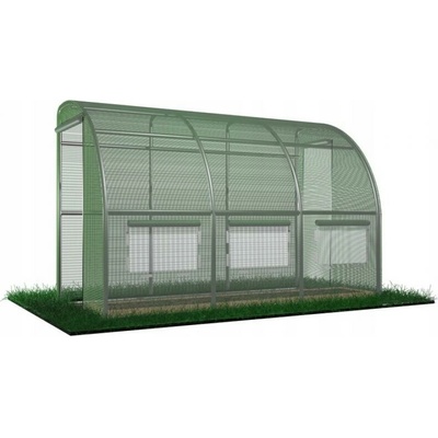 Garden Line Záhradný fóliovník „Polovičný” dizajn 4×1,5×2 m zelený