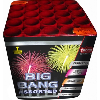 Baterie výmetlic BIG BANG ASSORTED 25 ran 2x1 Čína EP-5011C