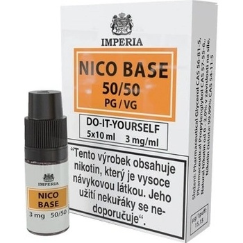Imperia Nikotinová báza PG50/VG50 3mg 5x10ml