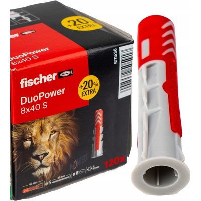 Fischer DUOPOWER 8 x 40 2komponentní hmoždinka 40 mm 8 mm 570410 120 ks