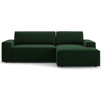 Micadoni Тъмнозелен кадифен разтегателен с място за съхранение ъглов диван (десен ъгъл) Jodie - Micadoni (MIC_RCF_51_F1_JODIE3)