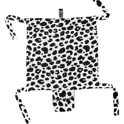 KLRK Home Wild B&W Leopard бебешко одеялце Gustav 80x46 cm