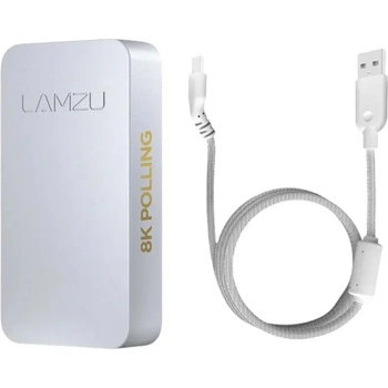 Lamzu Приемник за мишка Lamzu - 8K Dongle, бял (LAMZU-8K-DONGLE-WH)