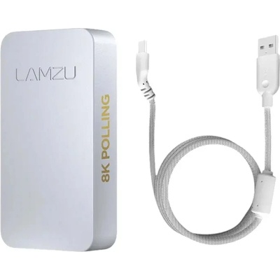 Lamzu Приемник за мишка Lamzu - 8K Dongle, бял (LAMZU-8K-DONGLE-WH)