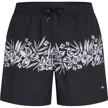 O'Neill Бански гащета O´neill Uni Flower 16´´ swimming shorts - Black (Black Tropical Stripe)