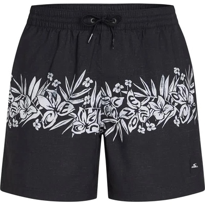 O'Neill Бански гащета O´neill Uni Flower 16´´ swimming shorts - Black (Black Tropical Stripe)