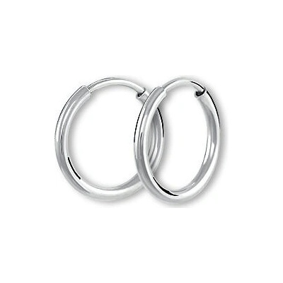 Soliter Kruhové náušnice z bílého zlata 231 001 00487 07