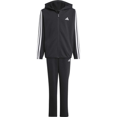 adidas chlapčenská súprava 3 Stripes Tiberio čierna biela
