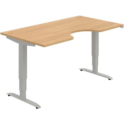 OFFICE PRO s.r.o. HOBIS ergo elektr.staviteľný stôl 160 cm, stand. ovláda. - MSE 3 1600, dub