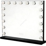 Brilagi - LED димируемо огледало за грим HOLLYWOOD LED/15W/230V 60x50 cm черно (BG5820)