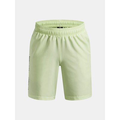 Under Armour Chlapecké kraťasy UA Tech Woven Wordmark Short Zelená