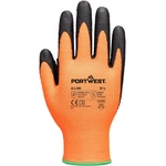 Portwest grip 13 high dotted / Нитрилни ръкавици с точки - оранжеви/черни s (a148o8rs)