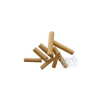Nábytkový kolíček 6x20mm /1.000ks rýhovaný