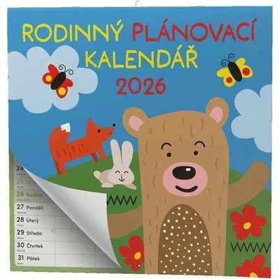 Nástěnný Rodinný plánovací 2026