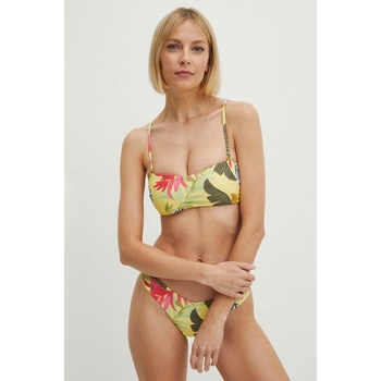 Desigual Горнище на бански Desigual PALMS TOP в жълто с леко подплатени чашки 24SWMK06 (24SWMK06)