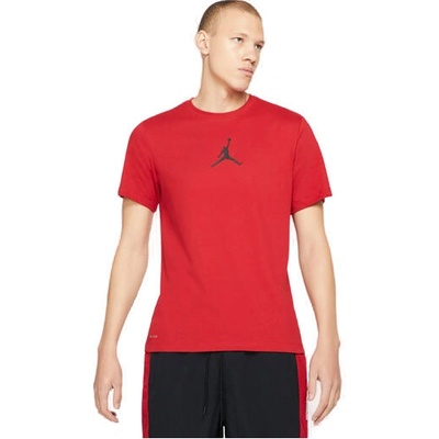 Nike JORDAN J JUMPMAN DF SS CREW-687-Red Červená