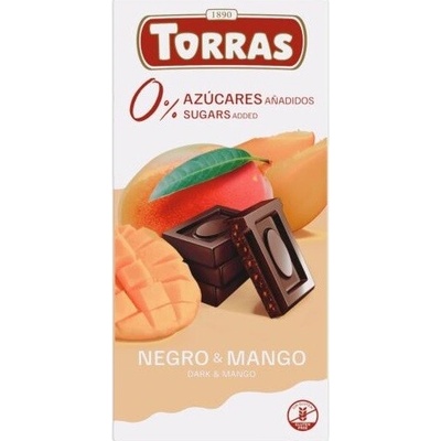 Torras Bezlepková hořká s mangem bez přidaného cukru 75 g