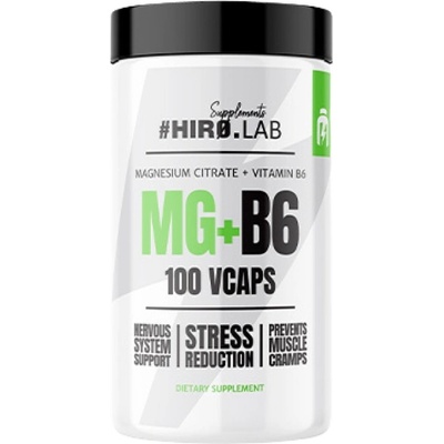 Hero. Lab MG + B6 | Magnesium Citrate + B6 [100 капсули]