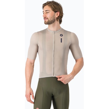 Castelli Мъжка тениска за колоездене Castelli Drittone Logo clay/belgian blue