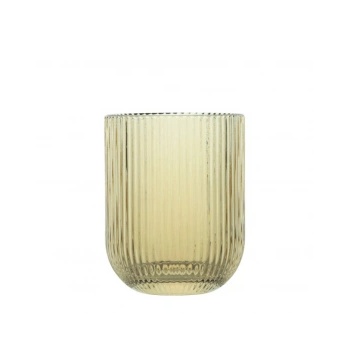 Image 1 of Horecano - Стъклена чаша за алкохол / аператив ниска 260мл ф7, 5x9, 5см жълта BLOOM-(AT122109А) (0111268)