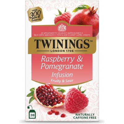 Twinings Ovocný čaj MALINA & GRANÁTOVÉ JABLKO 20 x 2 g