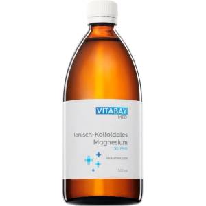 Vitabay MED Kolloidales Magnesium - Колоиден магнезий 50 PPM - високо концентриран (ниво на чистота 99, 99%), 500 ml Vitabay (VM1583)