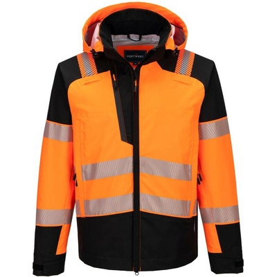 Portwest T166 Reflexná bunda do dažďa (3L) oranžová