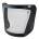 HELLBERG Safe Steel Mesh Visor black