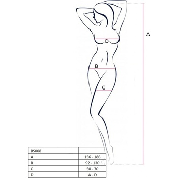 Catsuit PASSION BS008 černý