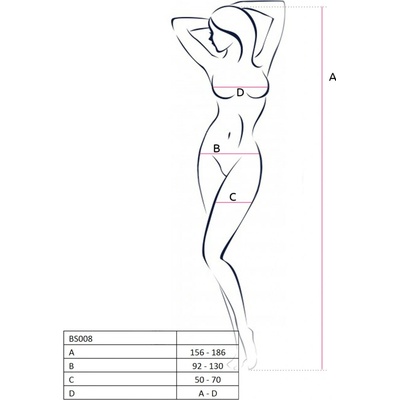 Catsuit PASSION BS008 černý
