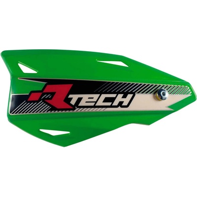 RACETECH (RTECH) chrániče páček VERTIGO CROSS/ENDURO barva zelená (s upevněním na řídítka)