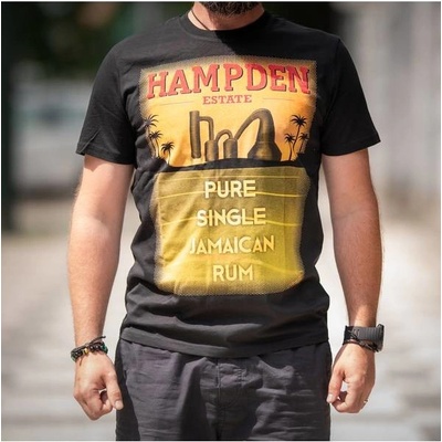 Hampden tričko pánské černé