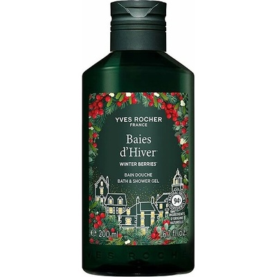 Yves Rocher Winter Berries sprchový gél pre výživu a hydratáciu 200 ml