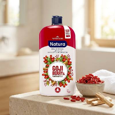 Natura tekuté mýdlo Goji a santalové dřevo 900 ml