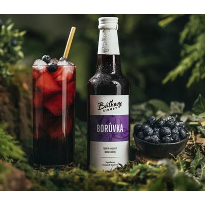 Baťkovy sirupy borůvka 0,5 l