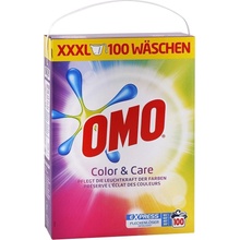 Omo Color & Care prášek na barevné prádlo 6,5 kg 100 PD