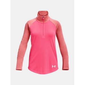 Under Armour Момичешка тениска Under Armour UA Tech Graphic 1/2 Zip Under Armour | Rozov | Момичешки | 160