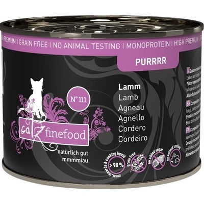Catz finefood Purr No.111 s jahňacím mäsom 200 g