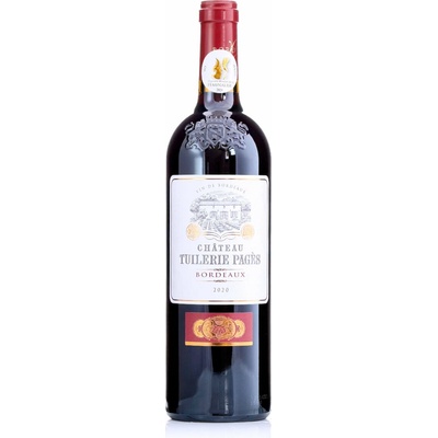 Bordeaux Chateau Tuilerie Pages Bordeaux 15% 0,75 l (holá láhev)