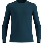 Odlo Мъжко мериносово термобельо Odlo Merino 160 Bl Top Crew Neck L/S Merino base layer - Reflecting Pond (015-1998-0412)
