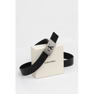 Calvin Klein колан мъжки от кожа (LV04D7087G)