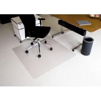 RS OFFICE Podložka pod stoličku, tvar E, 130x120 cm, "Ecoblue"