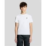 Lyle and Scott Детска тениска Lyle and Scott Lyle & Scott Kids Plain Cotton T-Shirt - White