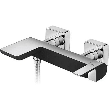 Strohm Teka Смесител за баня, за вана/душ, черен FORMENTERA (Б.180.ХРЧЕ)