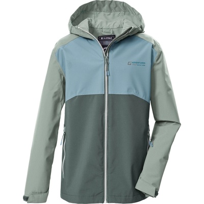 killtec Детско водоустойчиво яке killtec Kid's Kos 147 Waterproof jacket - Helles Naturgrün - размер 164 (EU) (703-6842-0215)