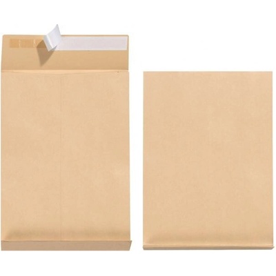 Taška B4 Herlitz s X dnom a odtrhávacou páskou 250 x 353 mm 130g hnedá 5ks