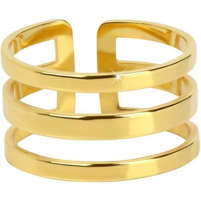 Troli trojitý prsten z pozlacené oceli 75 gold TO1870