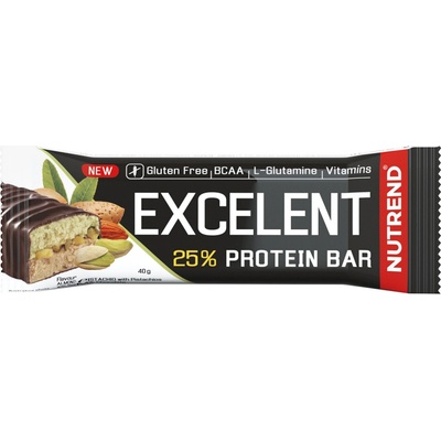 Nutrend Excelent Protein Bar Double mandle+pistácie 40 g