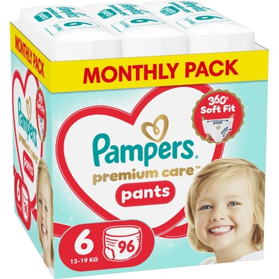 Pampers Пелени-гащи Pampers Premium Care - Размер 6, 13-19 kg, 96 броя (1100051058)
