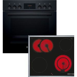 Bosch Фурна за вграждане bosch hef113bb0 + Стъклокерамичен плот (hef113bb0)